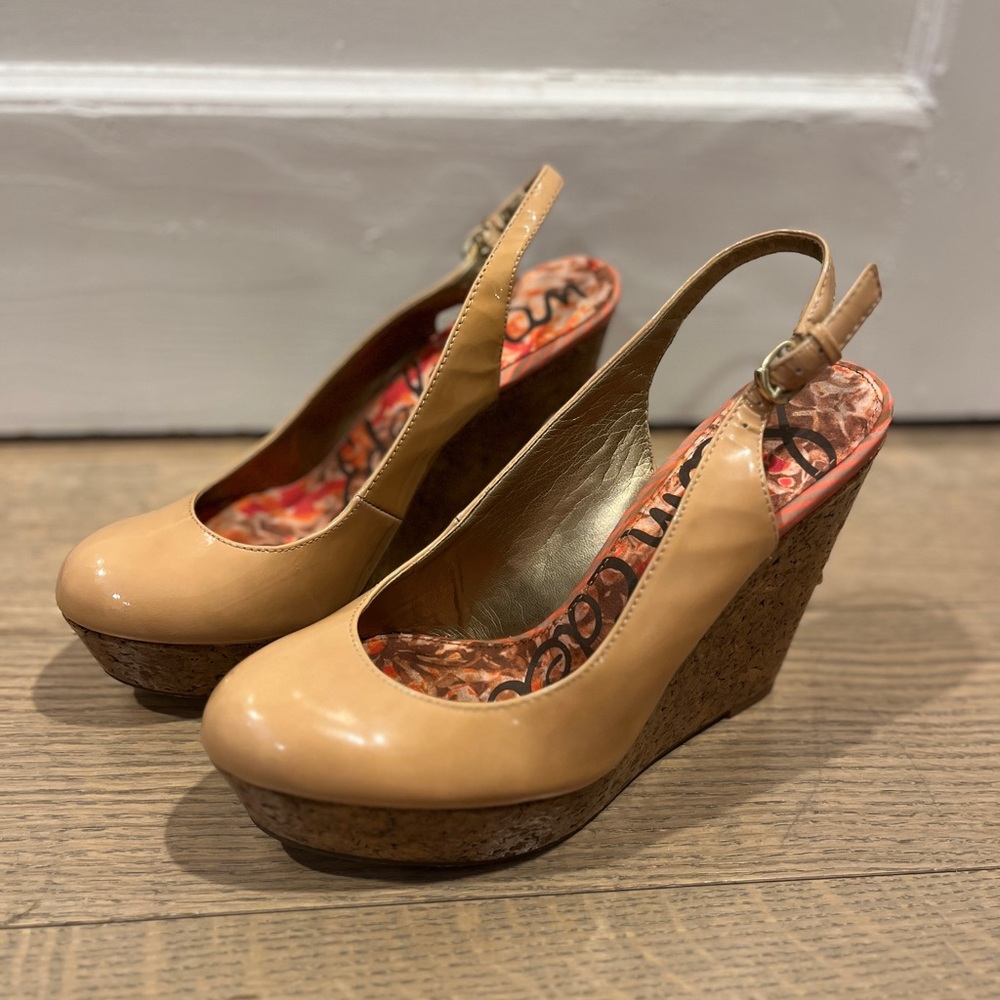 Sam Edelman slingback wedges